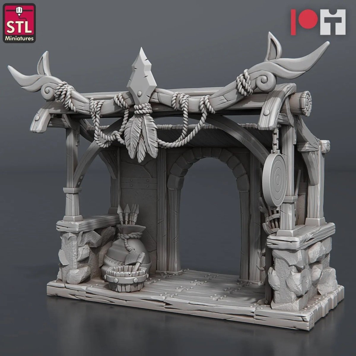 Arrows and Bows Maker Stall set - HamsterFoundry - HamsterFoundry