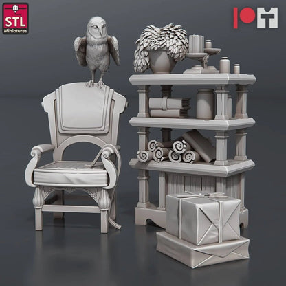 Complete Post Office set - HamsterFoundry - STL Miniatures