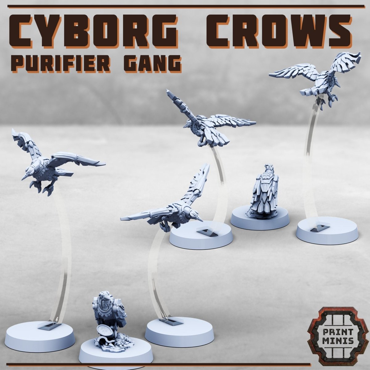 Cyborg Crows - Purifier Gang - HamsterFoundry - HamsterFoundry