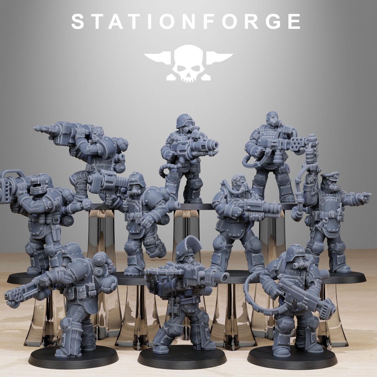 Grim Guard Armoured Squad - HamsterFoundry - HamsterFoundry