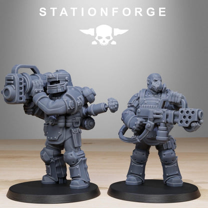 Grim Guard Armoured Squad - HamsterFoundry - HamsterFoundry
