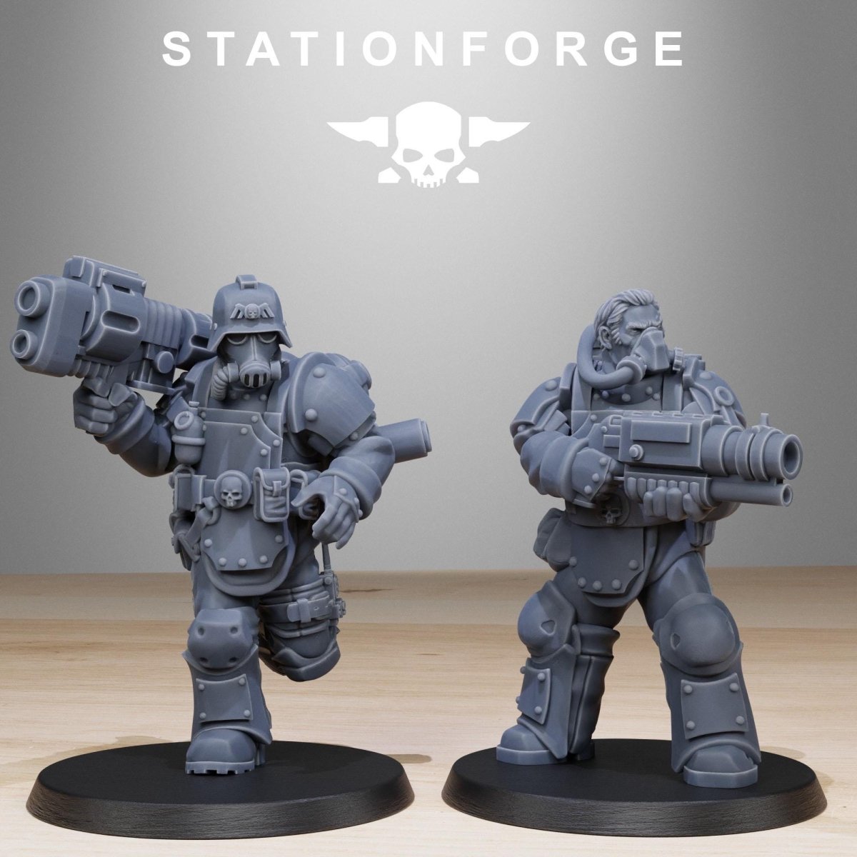Grim Guard Armoured Squad - HamsterFoundry - HamsterFoundry