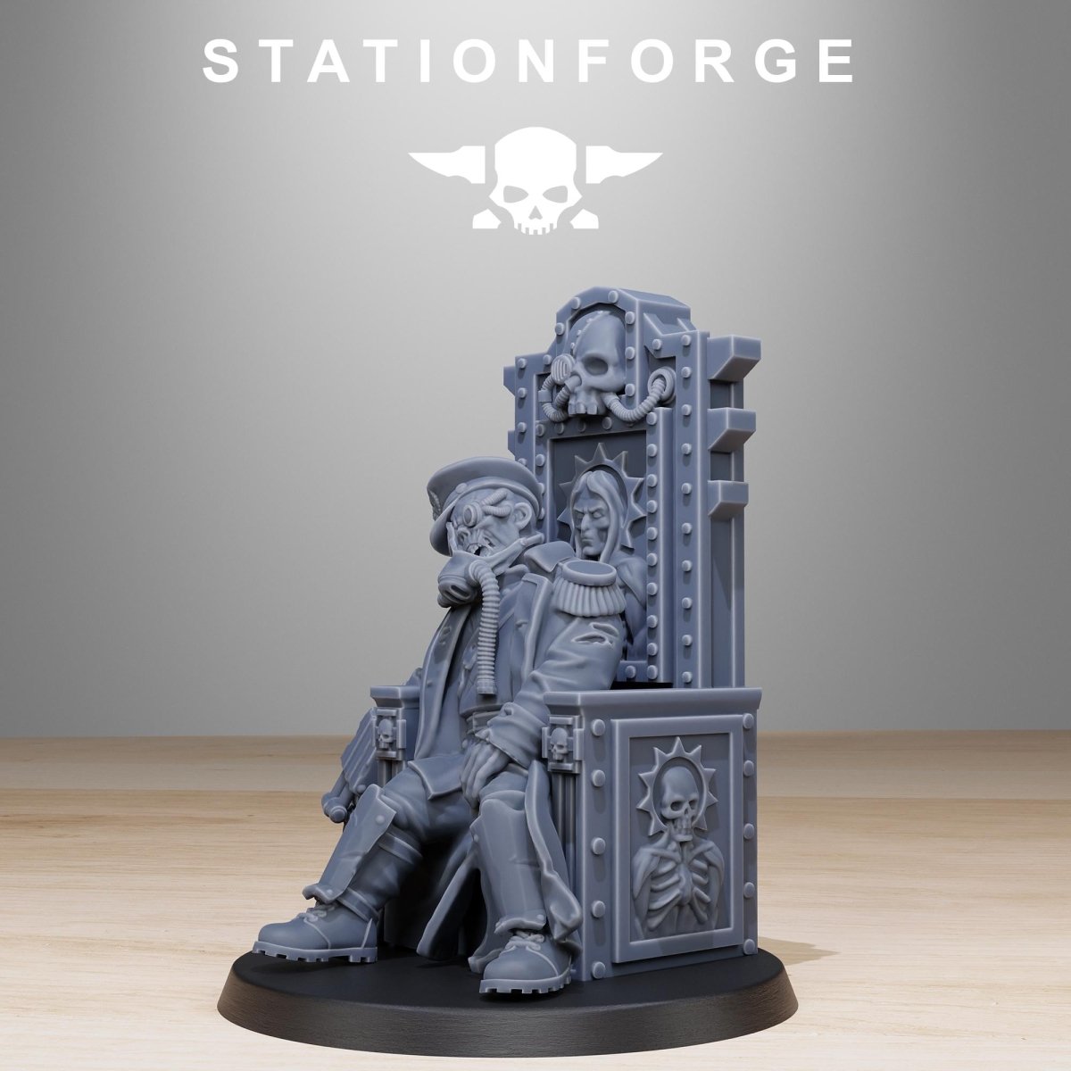 Grim Guard The Fallen Officer and Throne - HamsterFoundry - HamsterFoundry