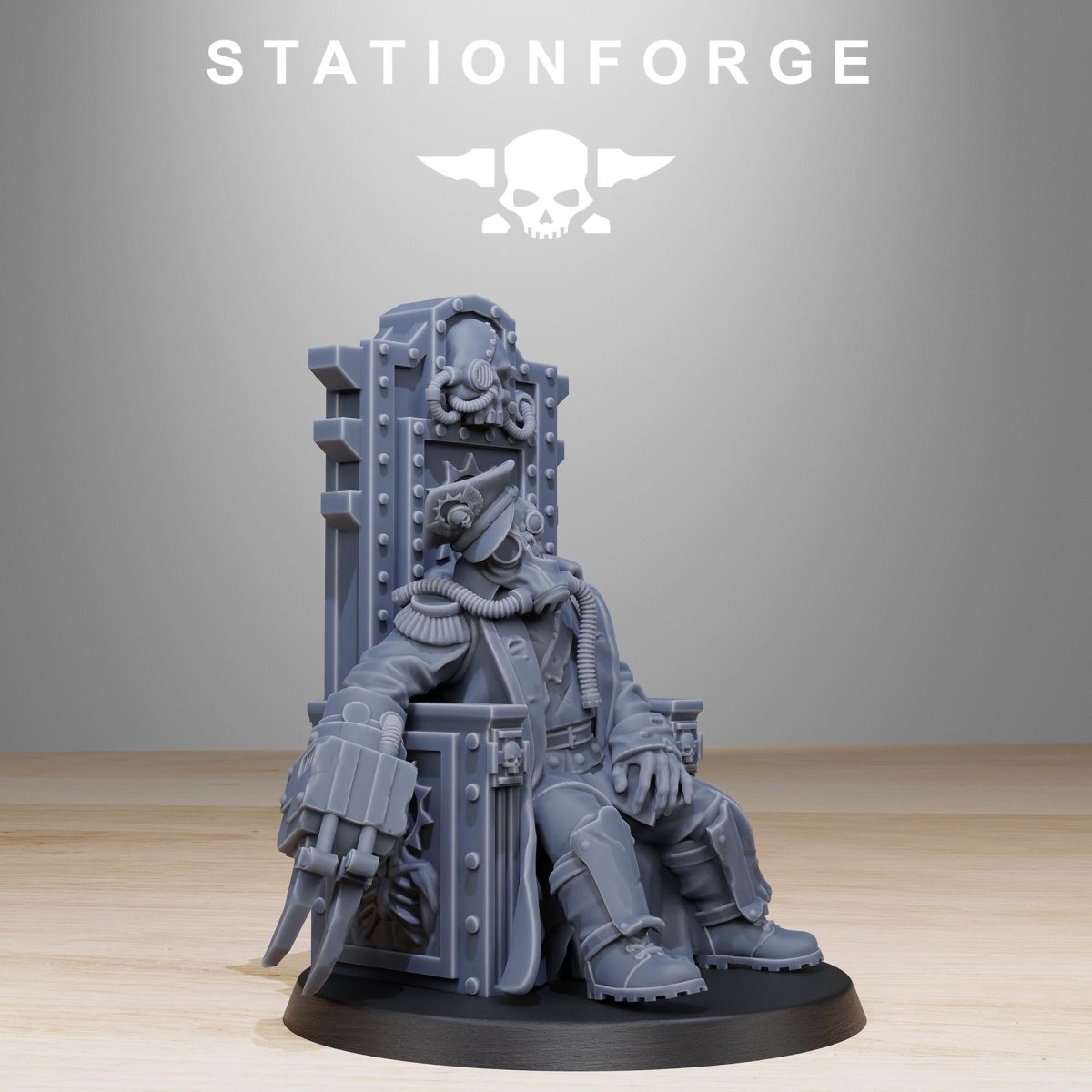 Grim Guard The Fallen Officer and Throne - HamsterFoundry - HamsterFoundry