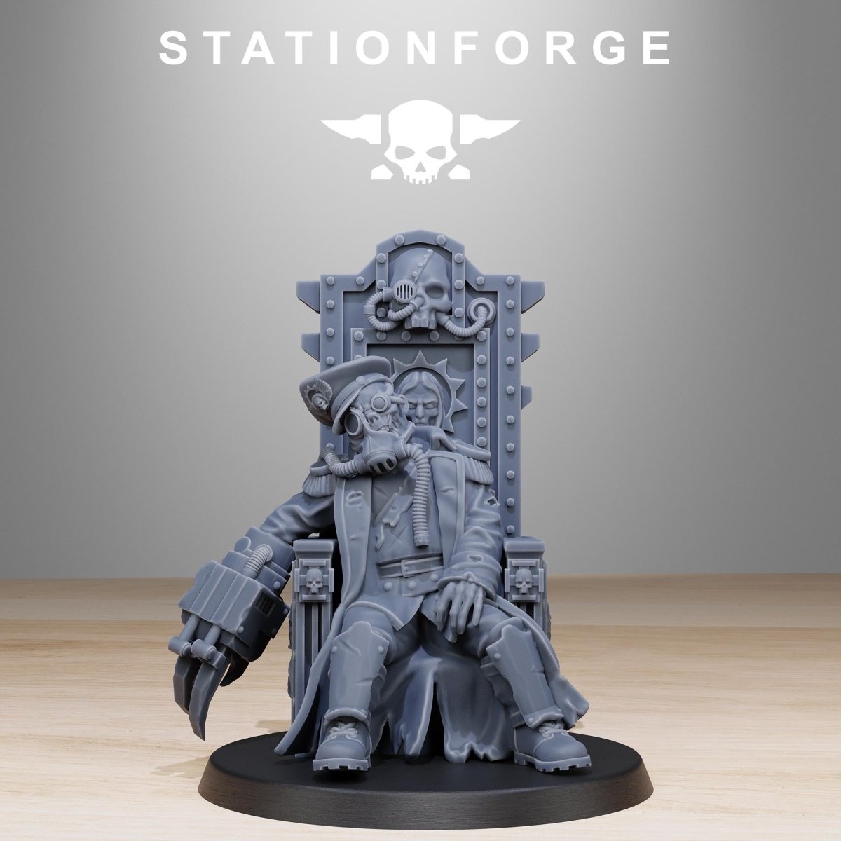 Grim Guard The Fallen Officer and Throne - HamsterFoundry - HamsterFoundry