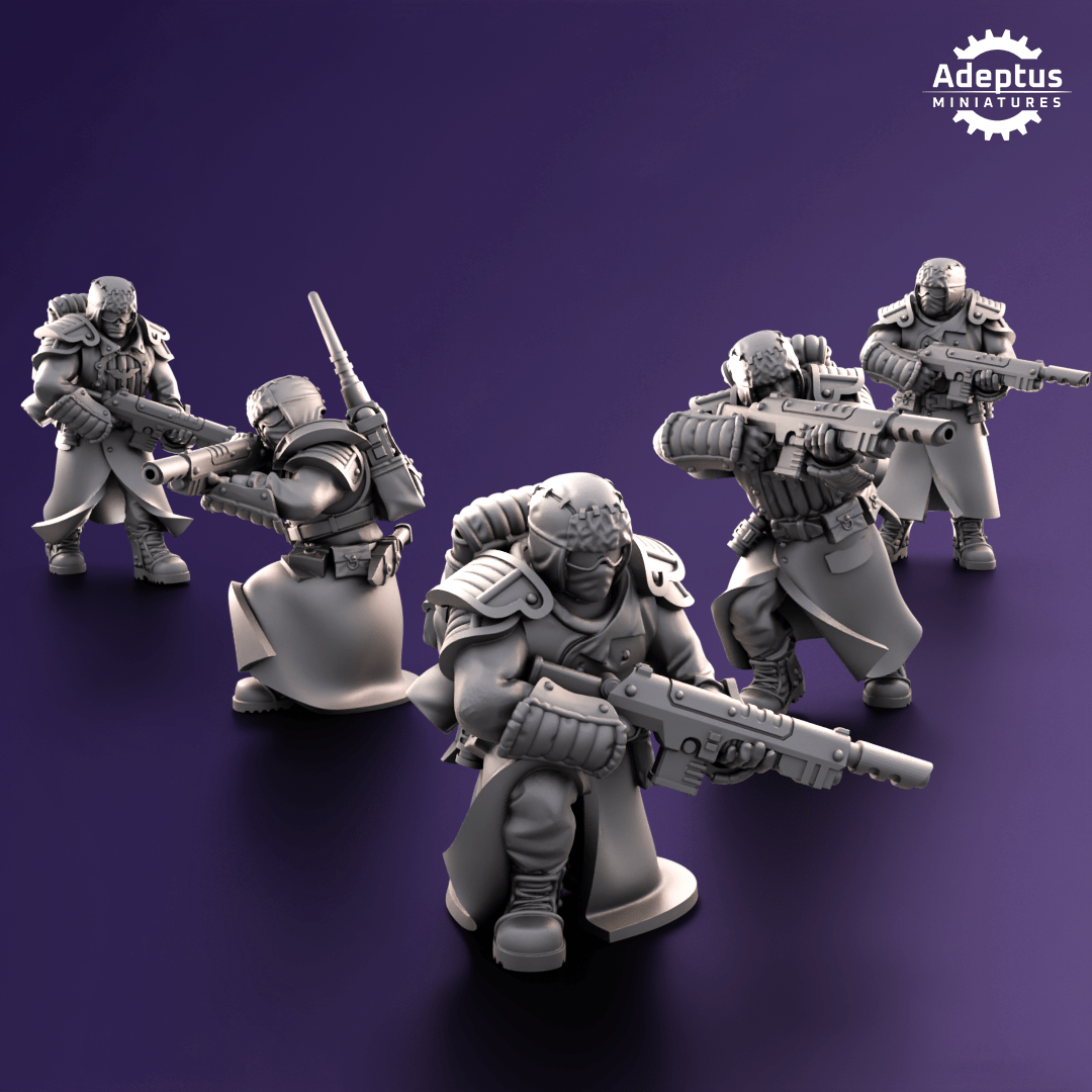 Iceward Division Squad - Imperial Guard - HamsterFoundry - Redmakers