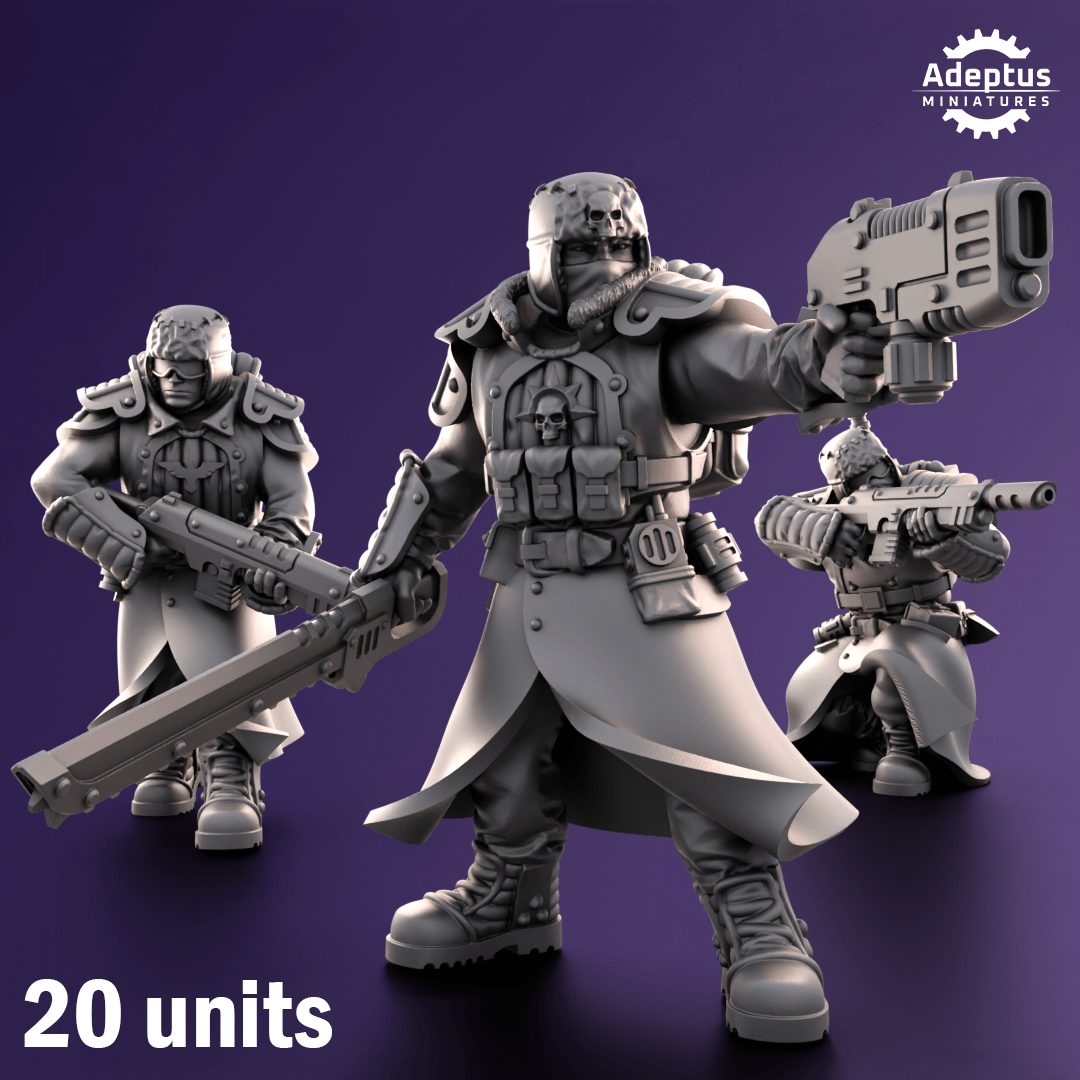 Iceward Division Squad - Imperial Guard - HamsterFoundry - Redmakers