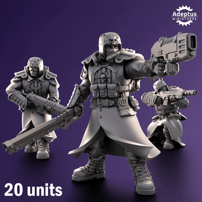 Iceward Division Squad - Imperial Guard - HamsterFoundry - Redmakers