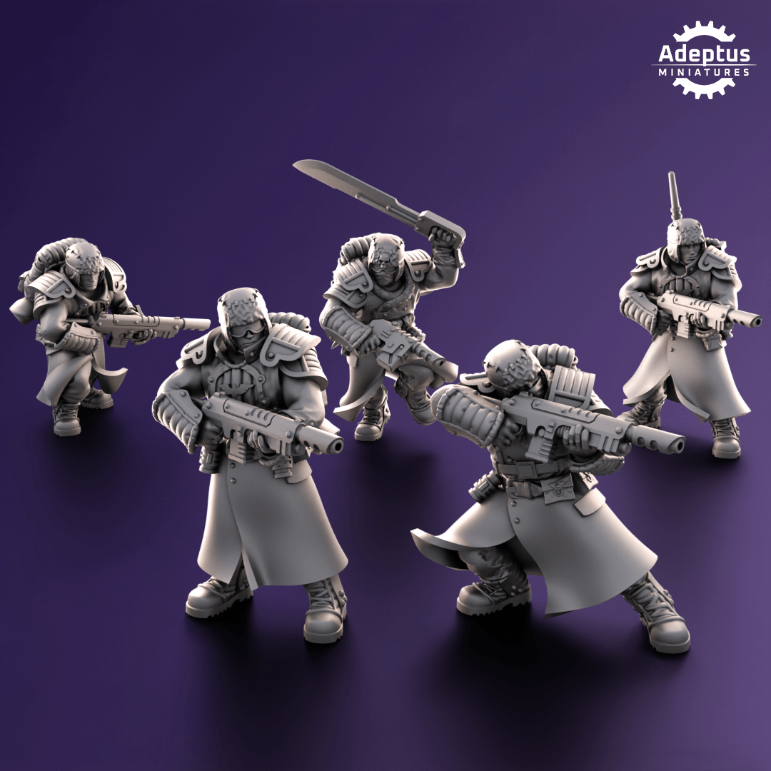 Iceward Division Squad - Imperial Guard - HamsterFoundry - Redmakers