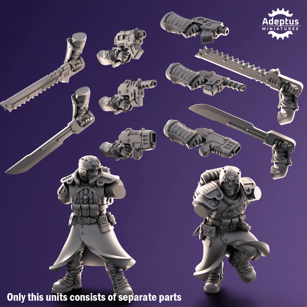 Iceward Division Squad - Imperial Guard - HamsterFoundry - Redmakers