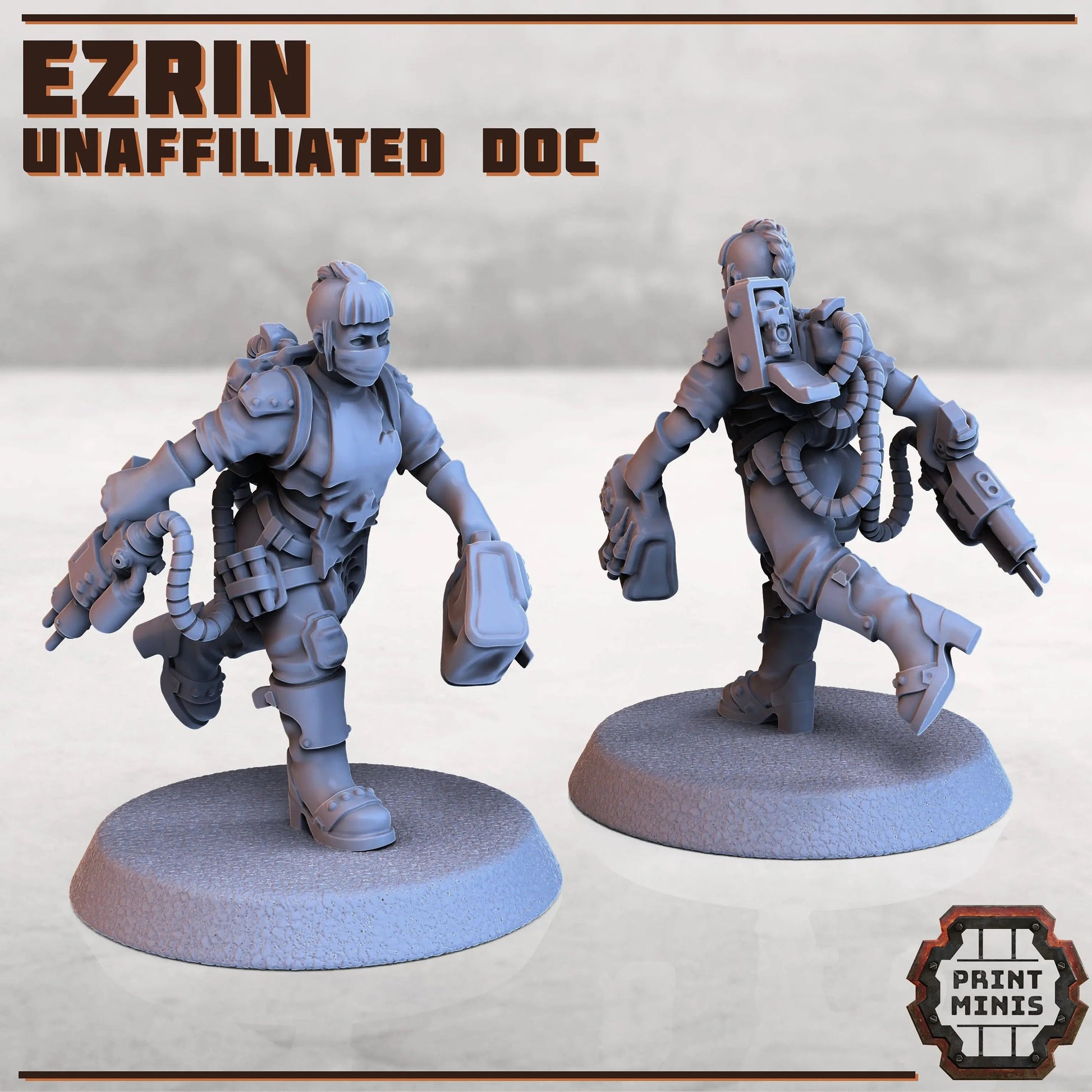 Erin - Unaffiliated Doctor female Print Minis