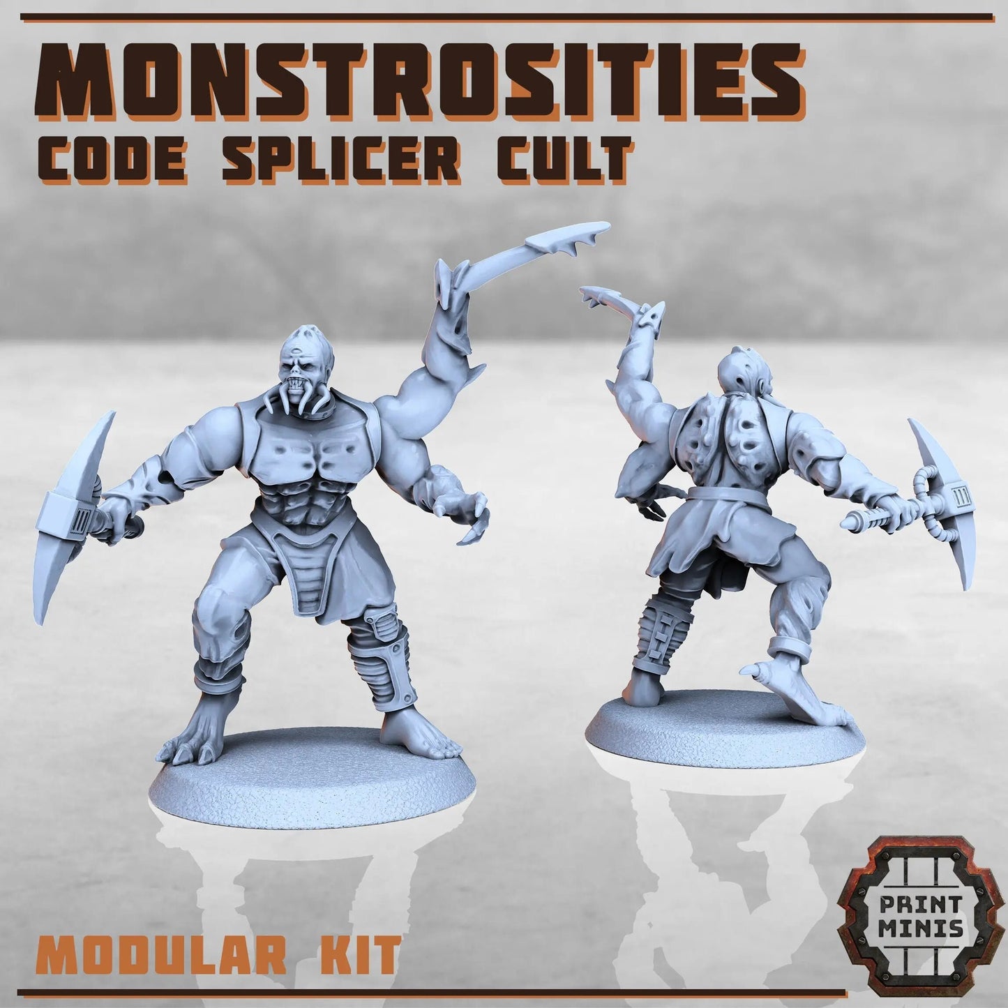 Monstrosites Code Splicer Cult Print Minis