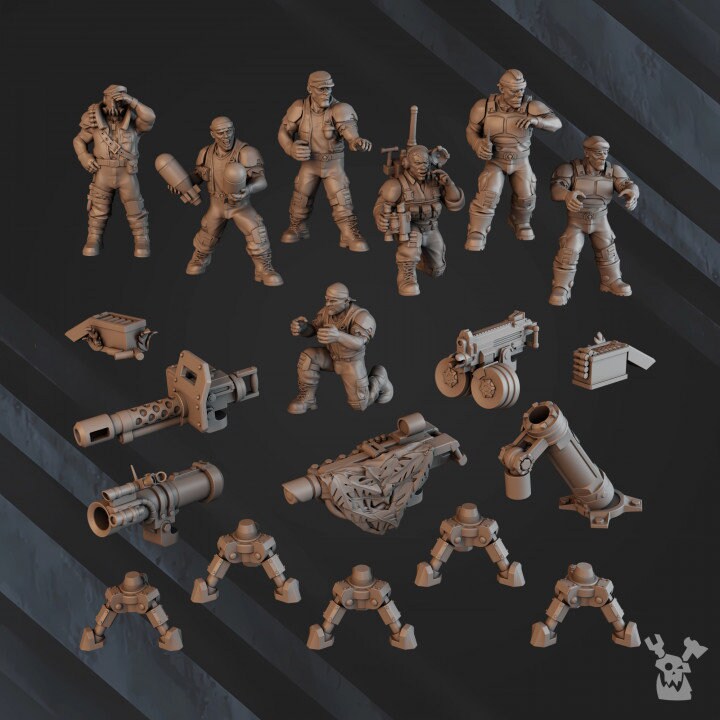 Green Hell Division - Heavy Fire Support Squad