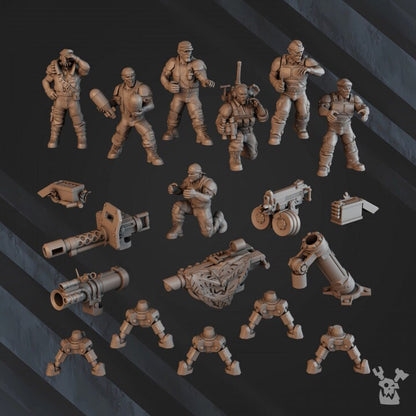 Green Hell Division - Heavy Fire Support Squad