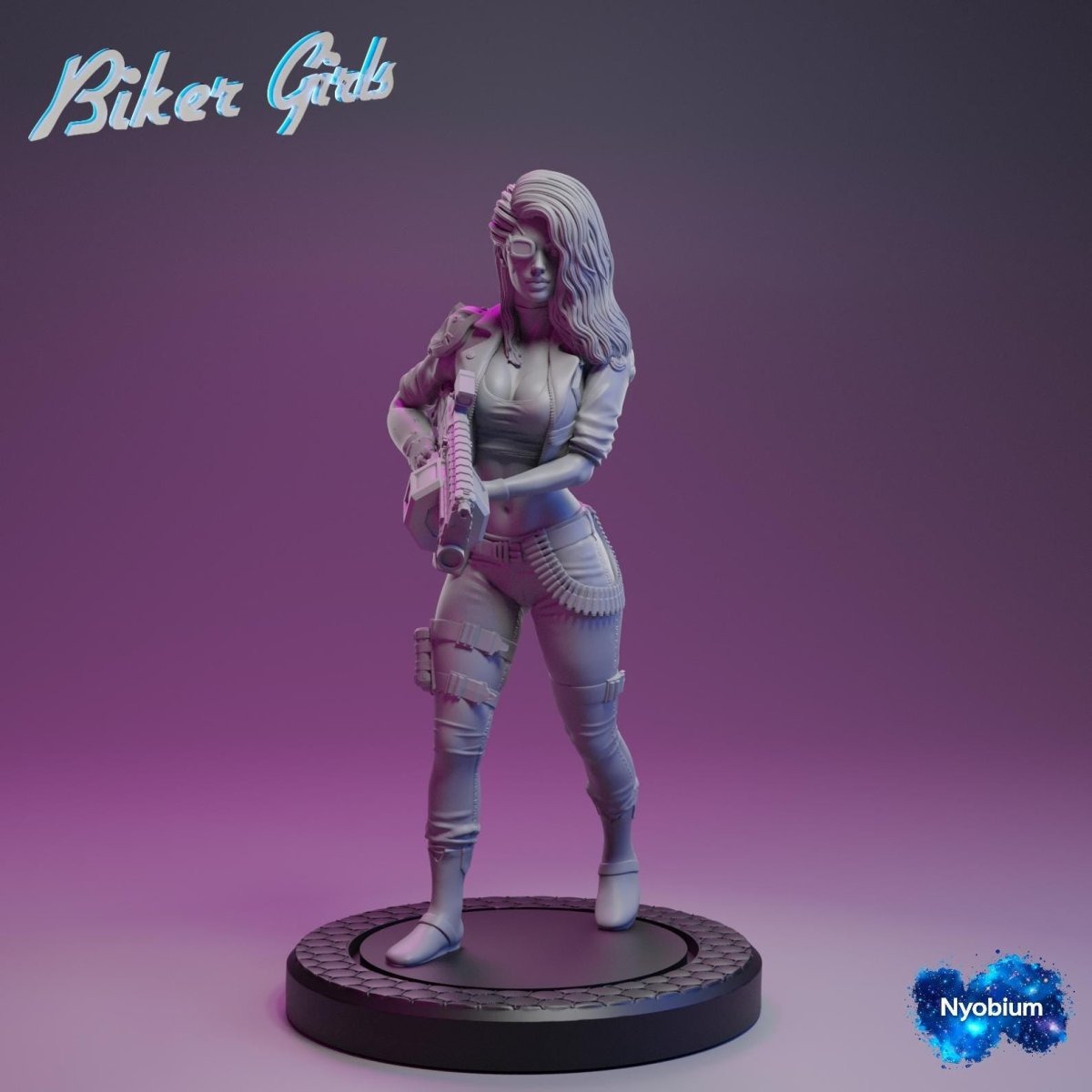 Jen - Explosive Blonde - Biker Girls - 32mm - HamsterFoundry - HamsterFoundry