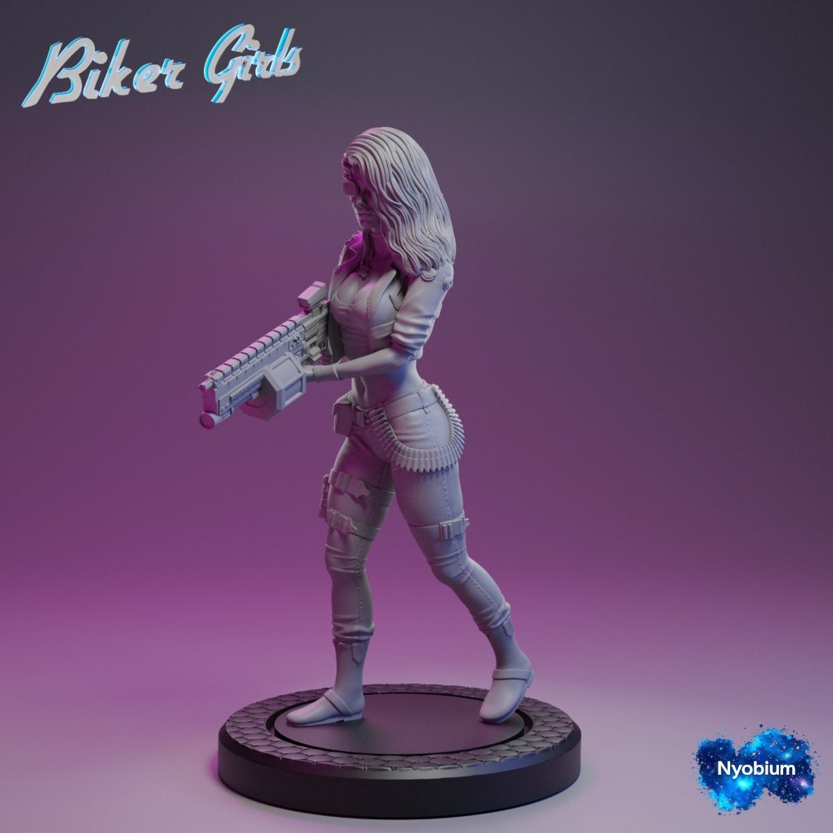 Jen - Explosive Blonde - Biker Girls - HamsterFoundry - HamsterFoundry