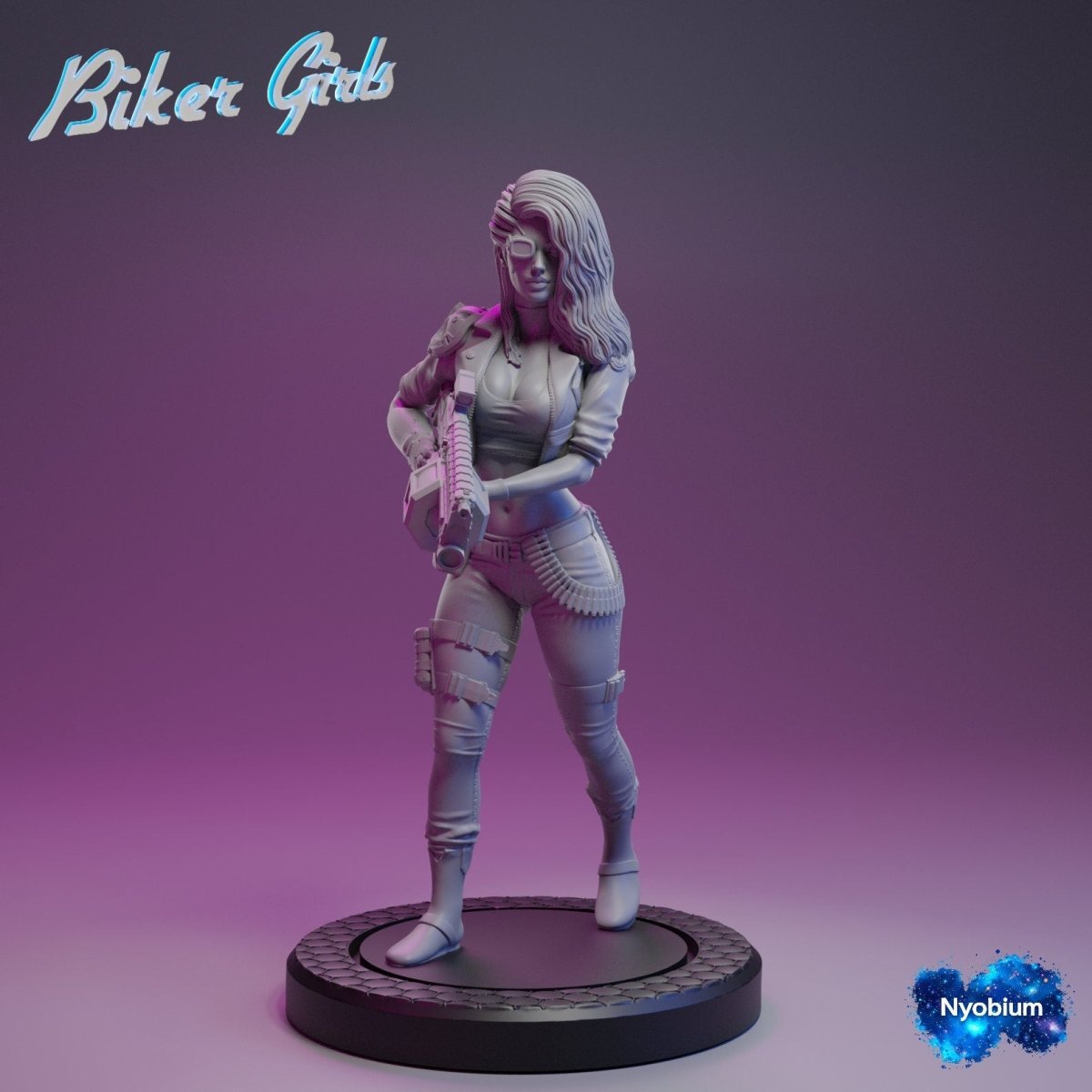 Jen - Explosive Blonde - Biker Girls - HamsterFoundry - HamsterFoundry