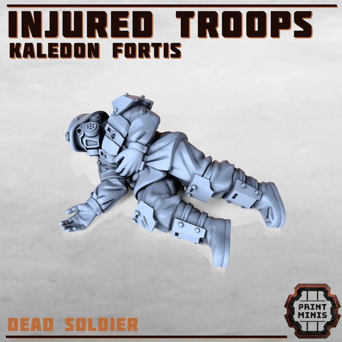 Kaledon Fortis - Injured Soldiers Bundle - HamsterFoundry - Print Minis