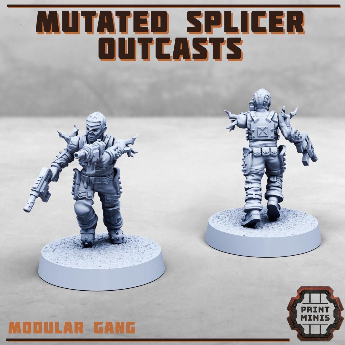 Mutated Splicer outcasts - HamsterFoundry - Print Minis