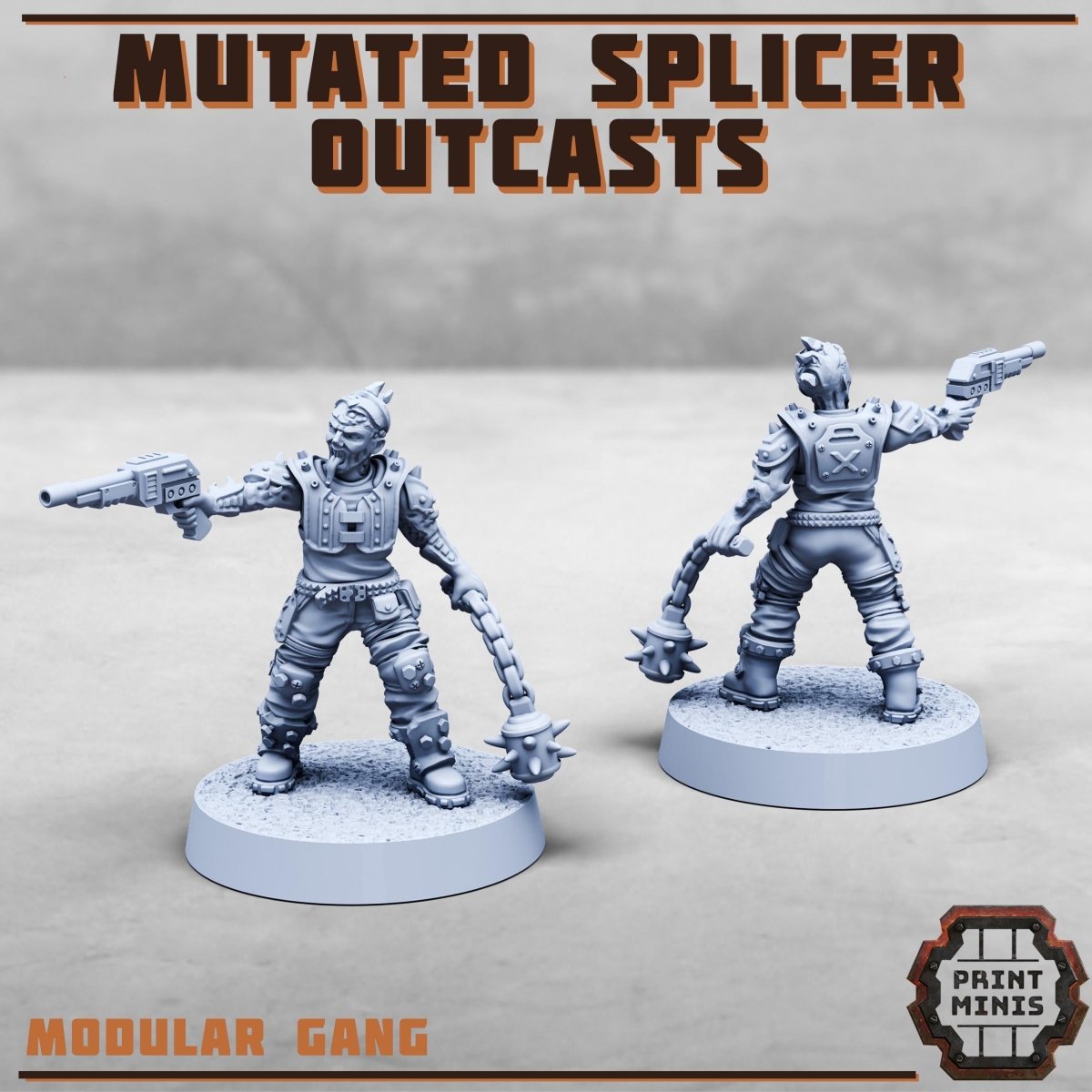Mutated Splicer outcasts - HamsterFoundry - Print Minis