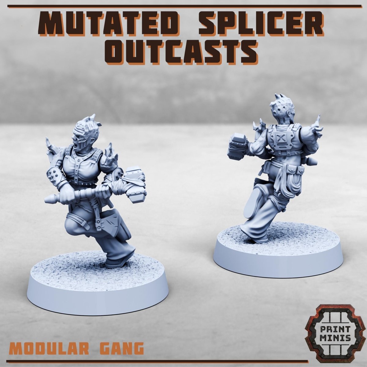 Mutated Splicer outcasts - HamsterFoundry - Print Minis