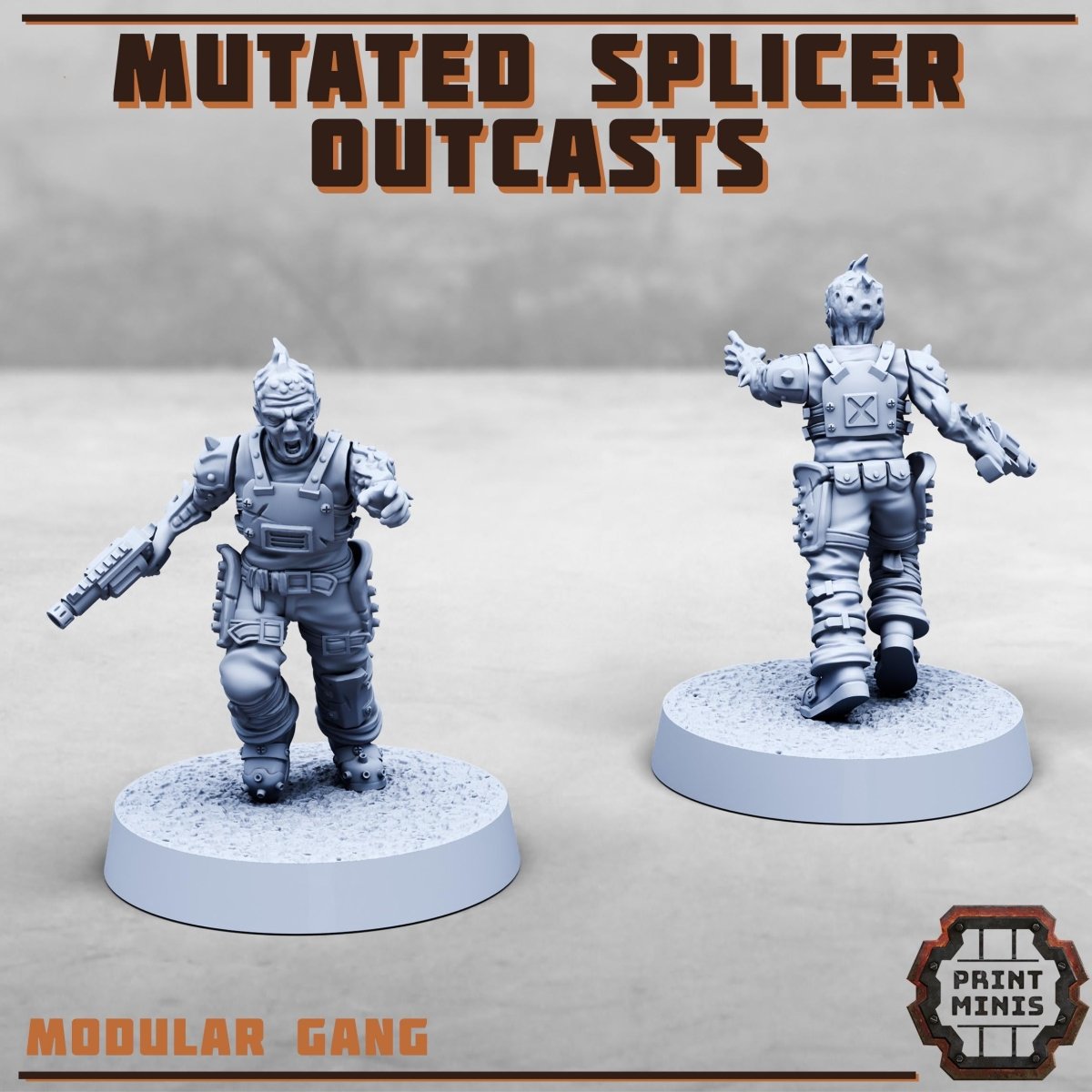 Mutated Splicer outcasts - HamsterFoundry - Print Minis