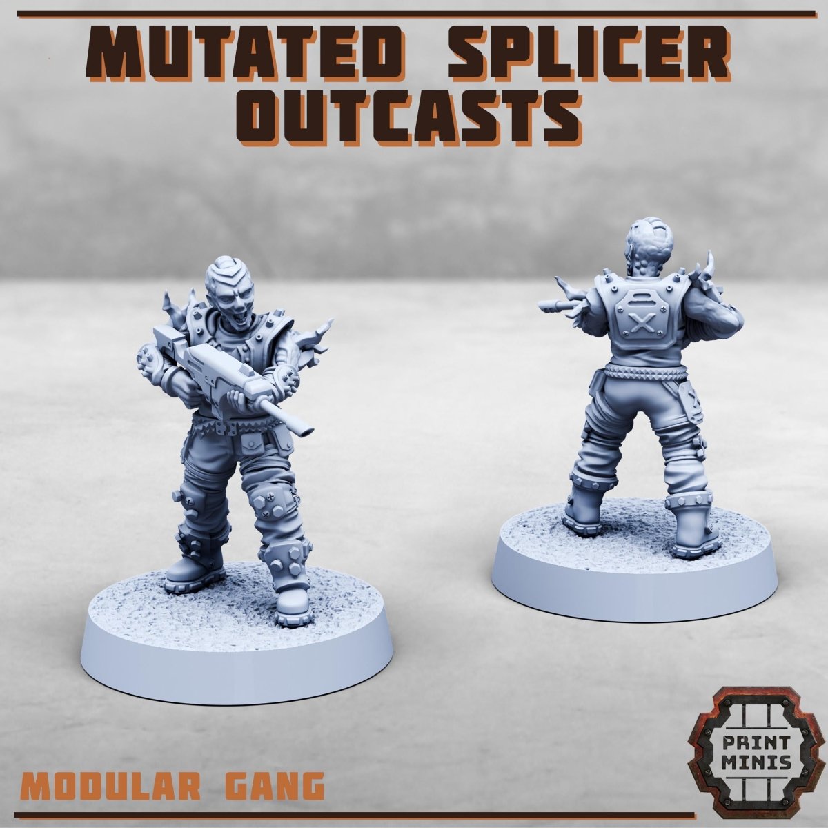 Mutated Splicer outcasts - HamsterFoundry - Print Minis
