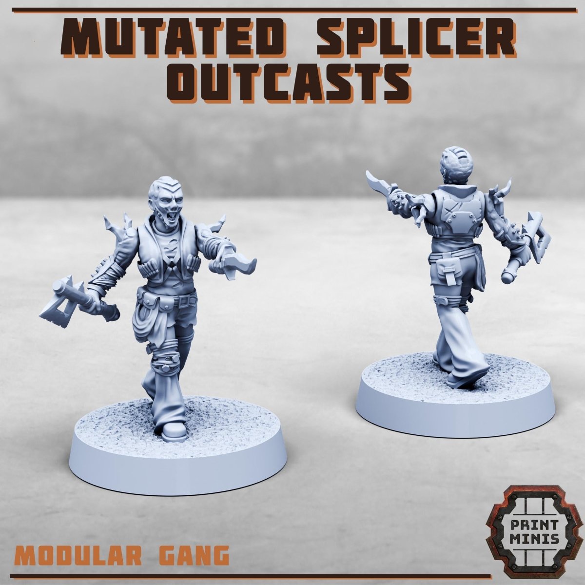 Mutated Splicer outcasts - HamsterFoundry - Print Minis