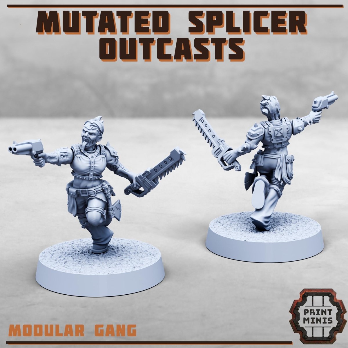 Mutated Splicer outcasts - HamsterFoundry - Print Minis