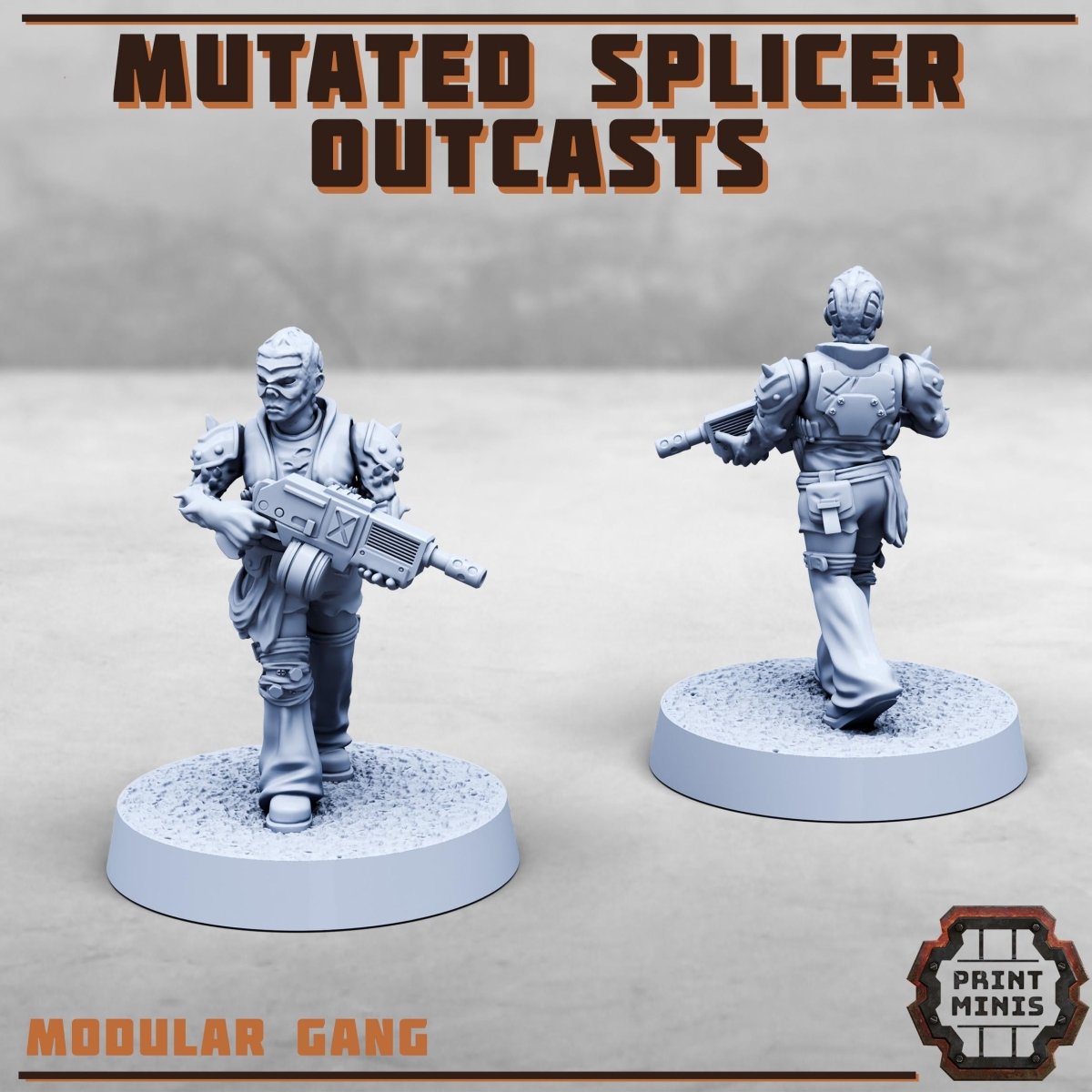 Mutated Splicer outcasts - HamsterFoundry - Print Minis