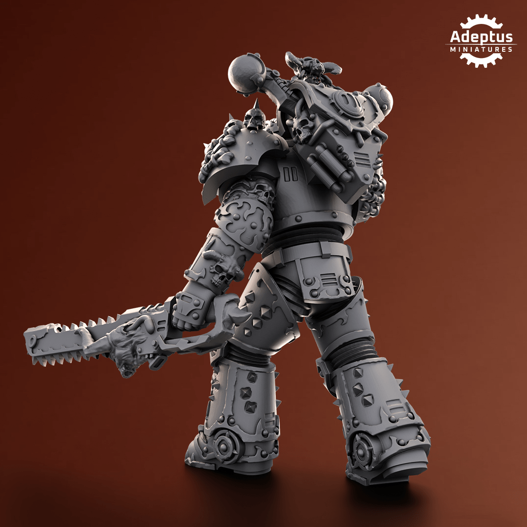 Skin Reavers Chaos Space Knights - HamsterFoundry - Red Makers