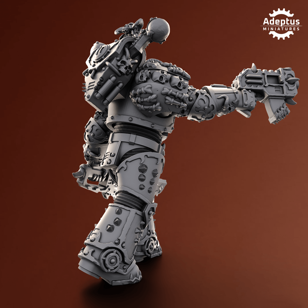 Skin Reavers Chaos Space Knights - HamsterFoundry - Red Makers
