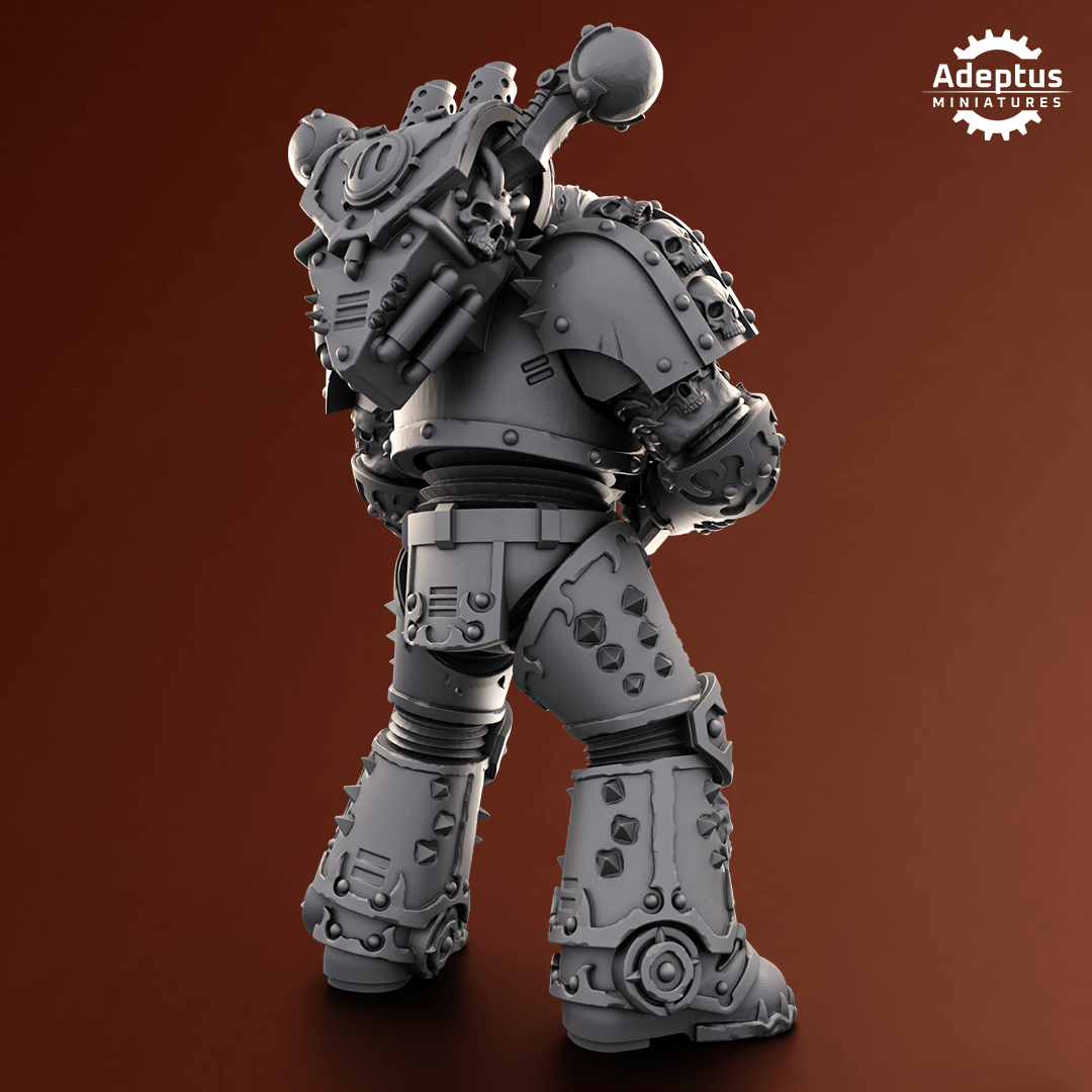 Skin Reavers Chaos Space Knights - HamsterFoundry - Red Makers