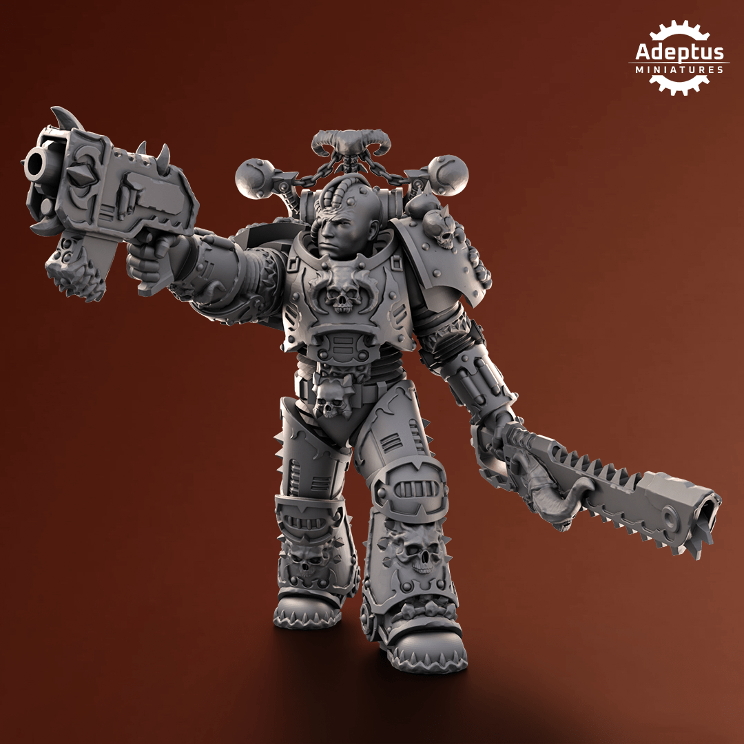 Skin Reavers Chaos Space Knights - HamsterFoundry - Red Makers