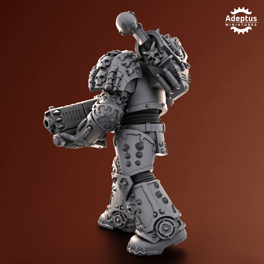 Skin Reavers Chaos Space Knights - HamsterFoundry - Red Makers