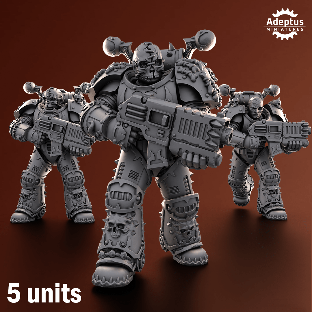 Skin Reavers Chaos Space Knights - HamsterFoundry - Red Makers