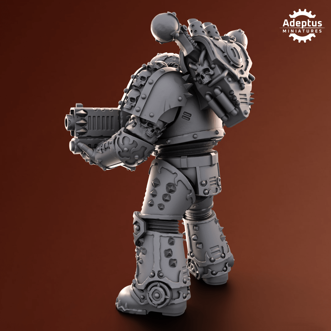 Skin Reavers Chaos Space Knights - HamsterFoundry - Red Makers