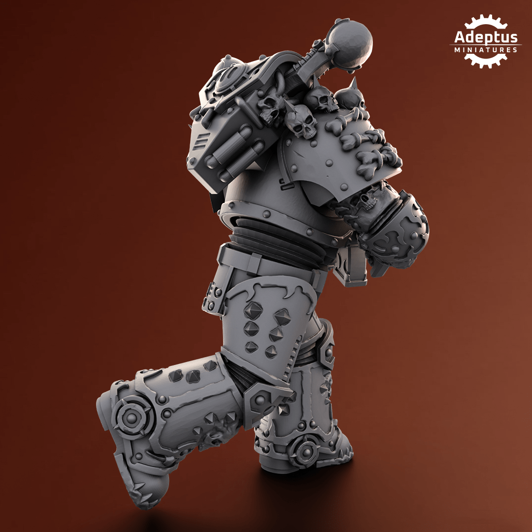 Skin Reavers Chaos Space Knights - HamsterFoundry - Red Makers
