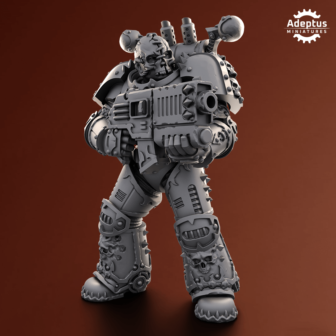 Skin Reavers Chaos Space Knights - HamsterFoundry - Red Makers