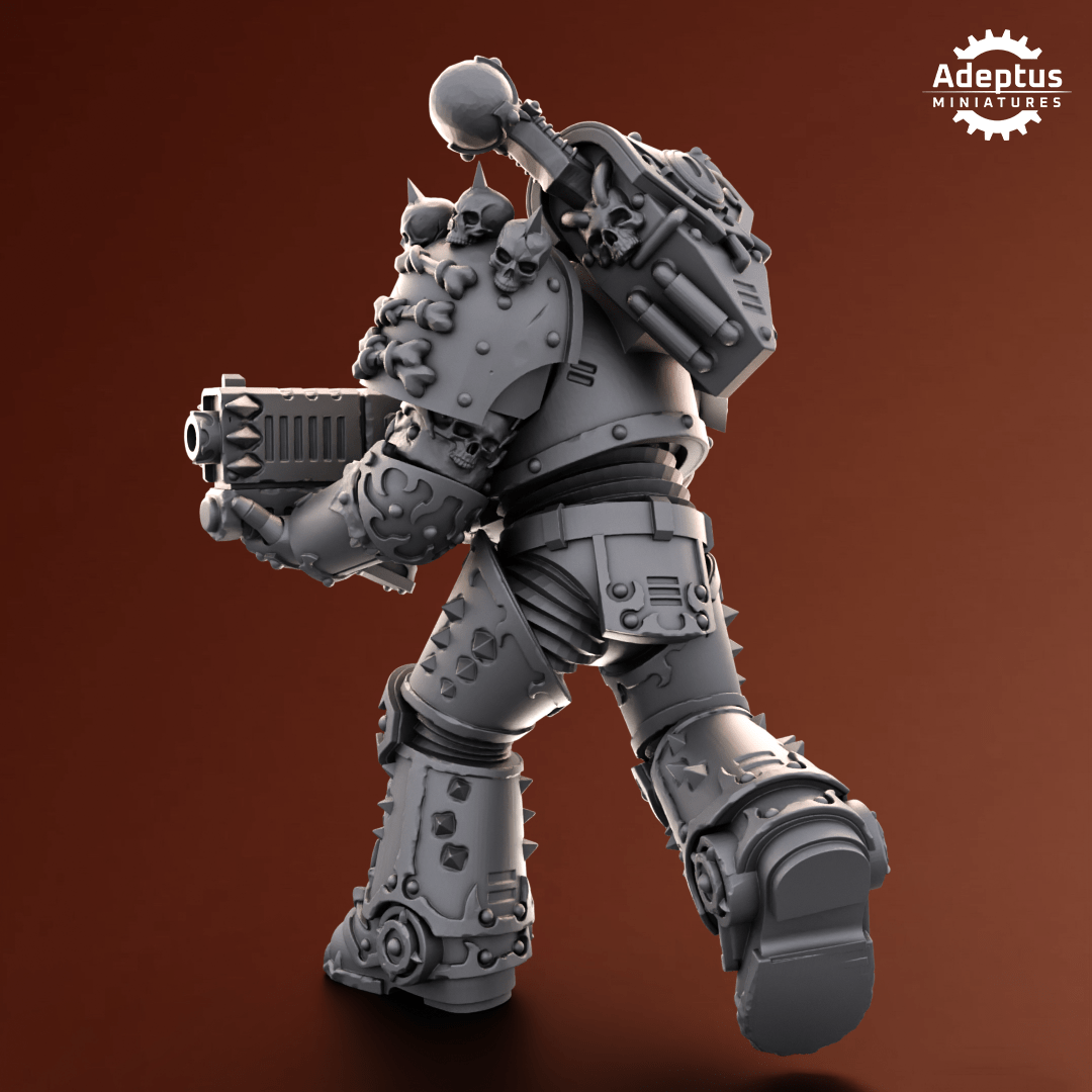 Skin Reavers Chaos Space Knights - HamsterFoundry - Red Makers