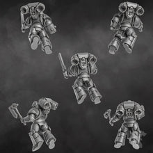 Space Knights Storm Squad with Jetpacks - HamsterFoundry - HamsterFoundry