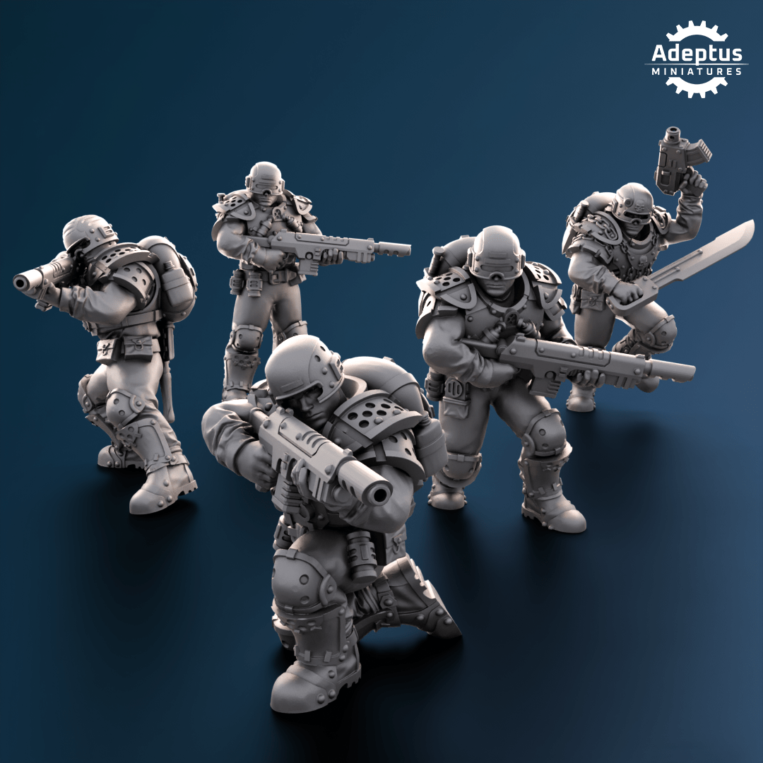 Squad Greyplate Troops - HamsterFoundry - Redmakers