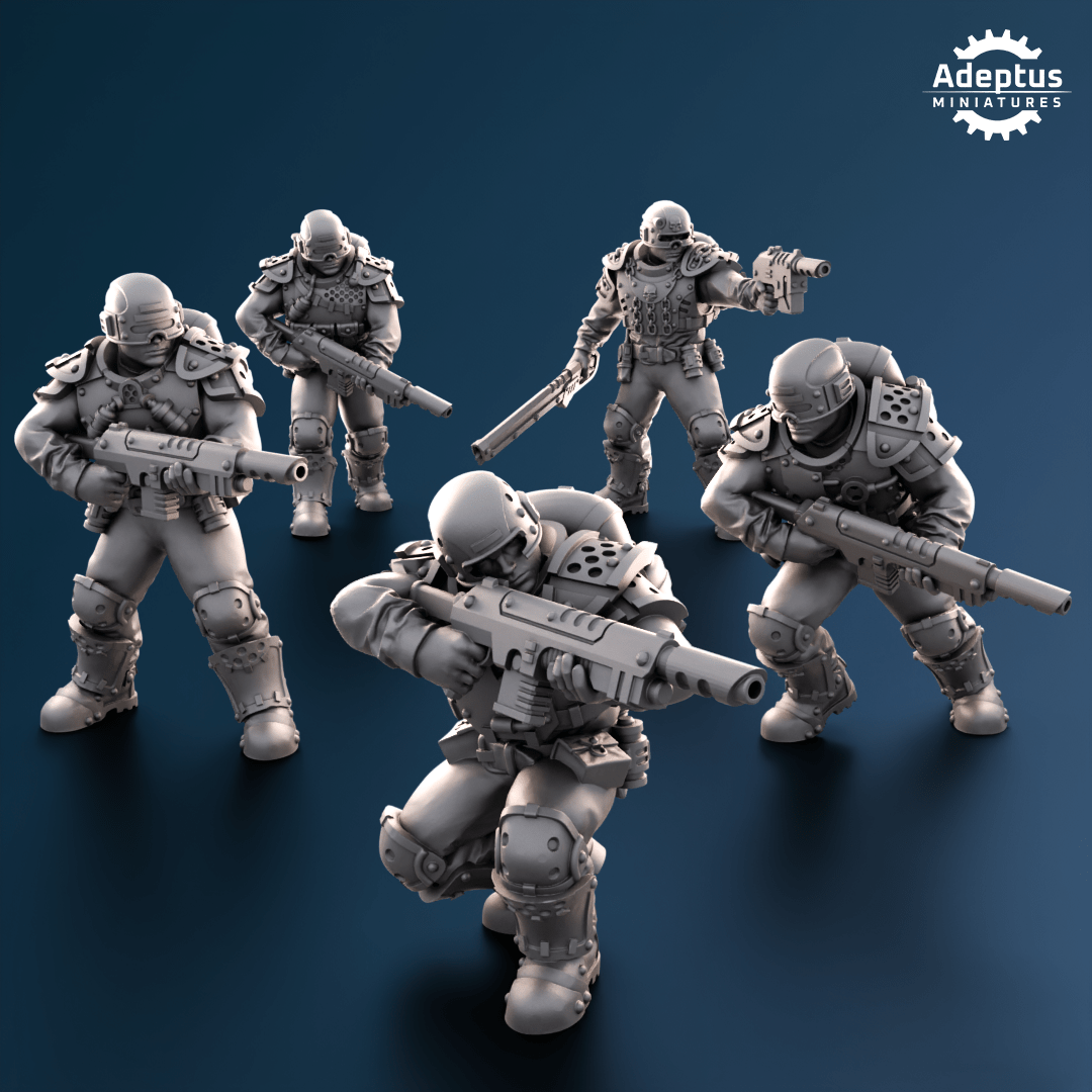 Squad Greyplate Troops - HamsterFoundry - Redmakers