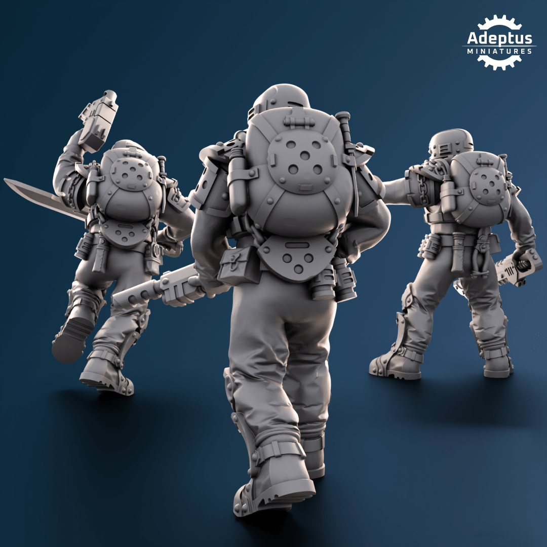 Squad Greyplate Troops - HamsterFoundry - Redmakers