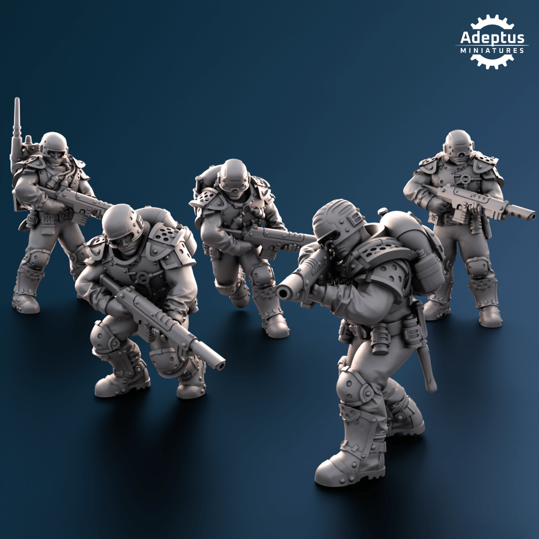 Squad Greyplate Troops - HamsterFoundry - Redmakers