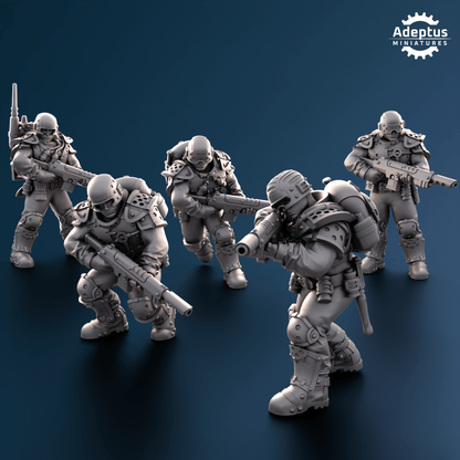 Squad Greyplate Troops - HamsterFoundry - Redmakers