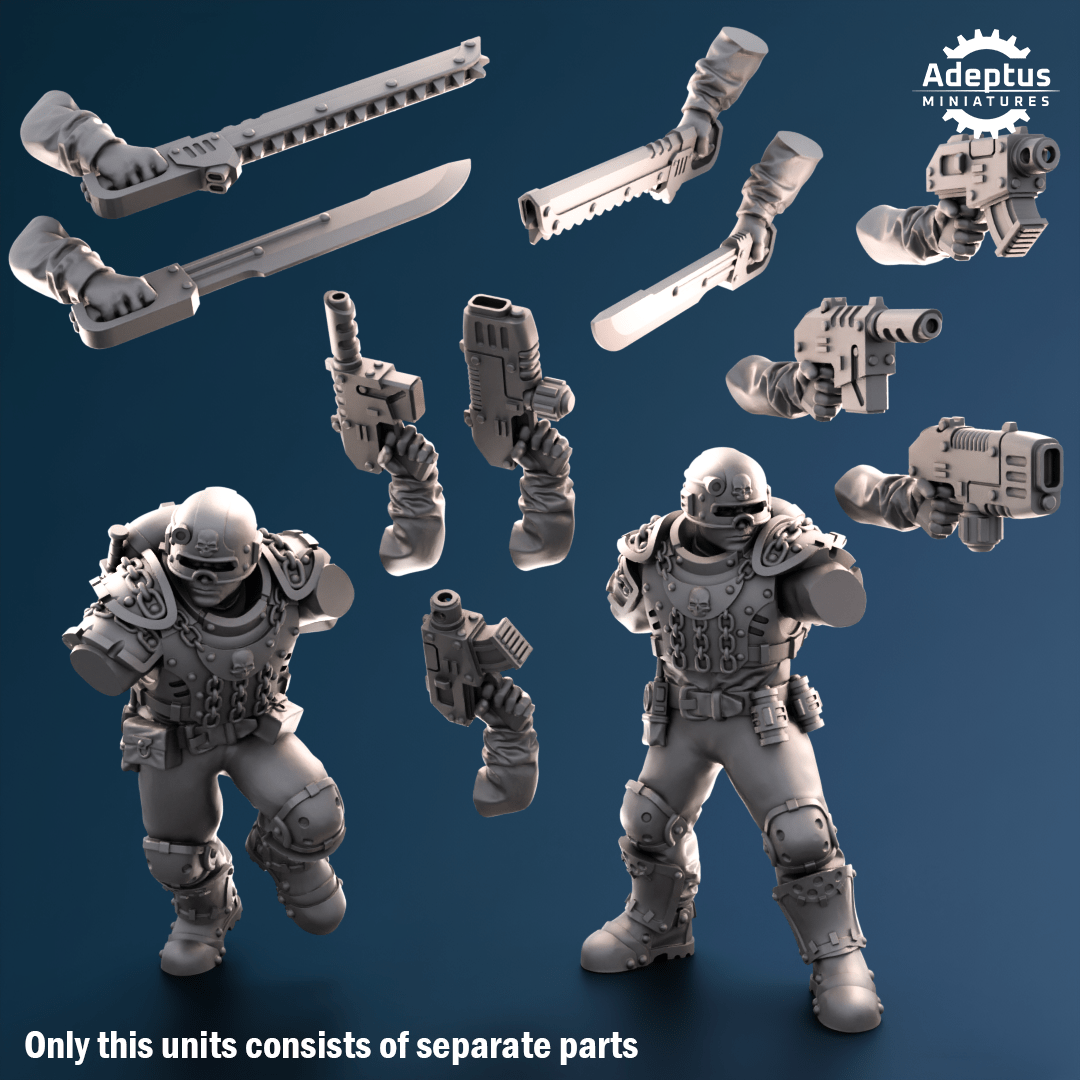 Squad Greyplate Troops - HamsterFoundry - Redmakers
