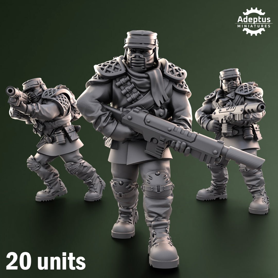 Squad Sunscorch Regiment - HamsterFoundry - Redmakers