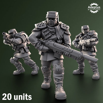 Squad Sunscorch Regiment - HamsterFoundry - Redmakers