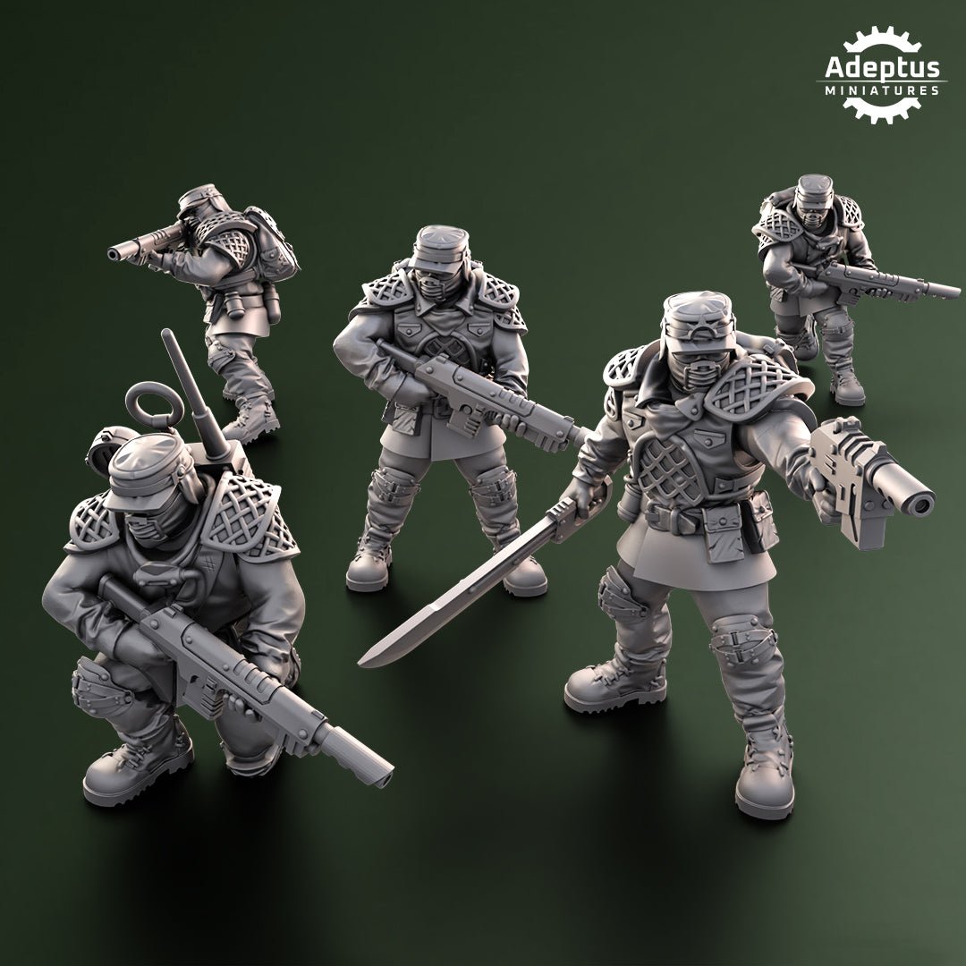 Squad Sunscorch Regiment - HamsterFoundry - Redmakers